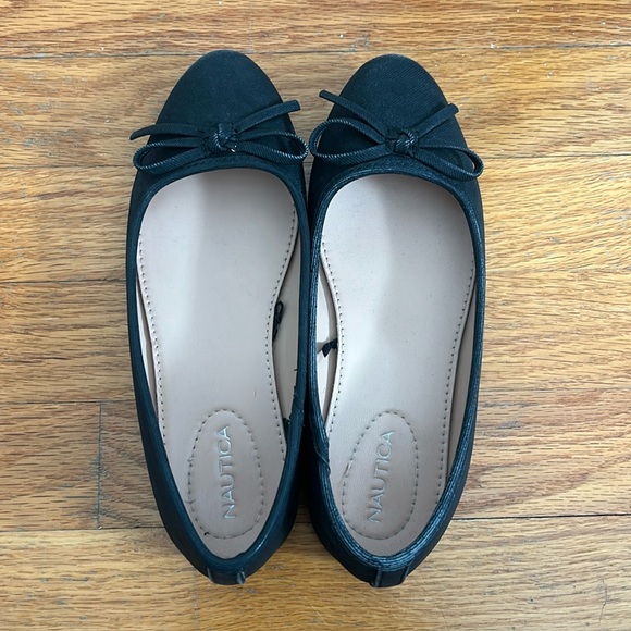 Girls Black Ballet Flats - Picture 1 of 5